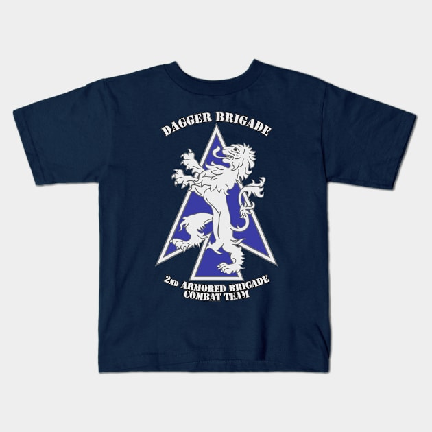 2nd Armored Brigade Combat Team Kids T-Shirt by MBK